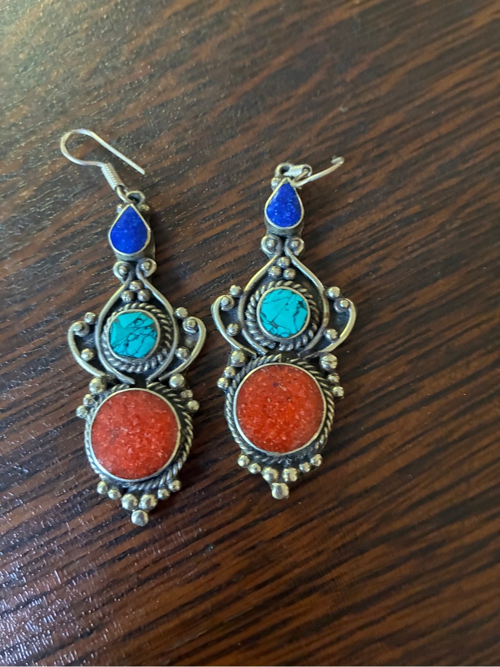Tibetan or Nepalese earrings